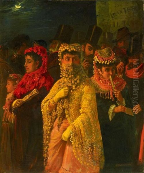 Nachtliches Maskenfest In Granada by Henry Stanier