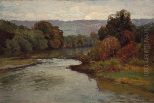 The River by Theodore Clement Steele