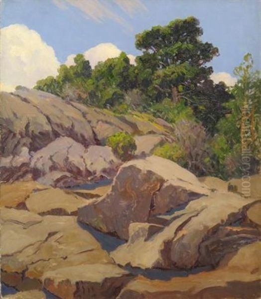 The Rocks, Monhegan by George J. Stengel