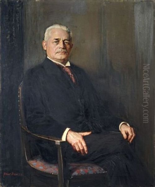 Portrait Karl Arthur Pekrun by Robert Hermann Sterl