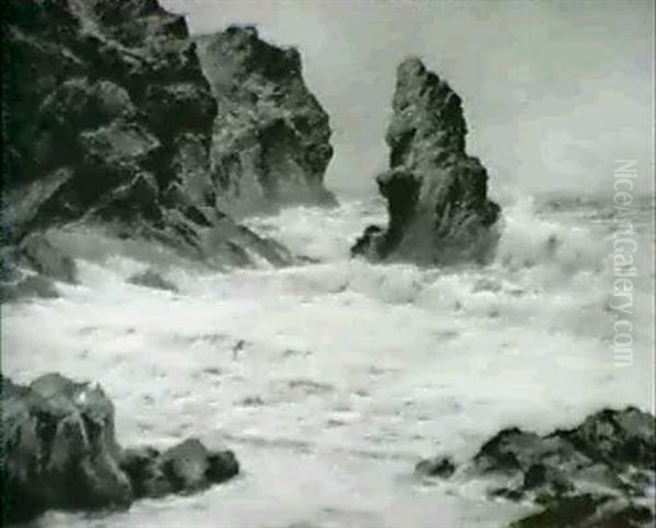 Mardsen Rock, South Shields by Harry James Sticks