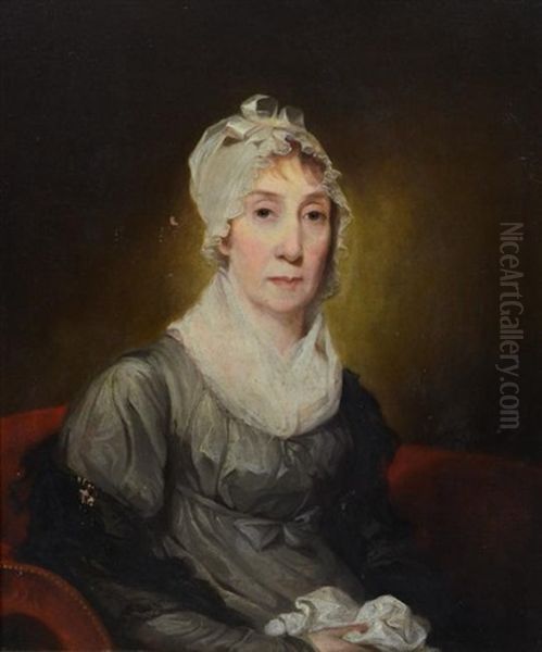 Portrait Of A Seated Lady by Gilbert Stuart