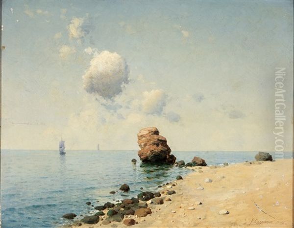 View From A Shore by Rufin Gavrilovich Sudkovsky