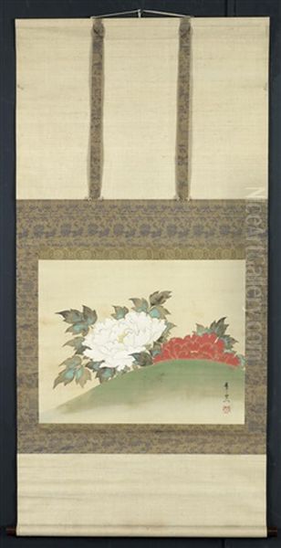 Kakejiku (2 Works) by Kiitsu Suzuki