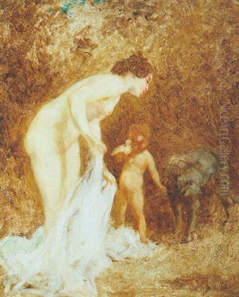 Galatee Et Le Fils De Polypheme by Henriette Felicite Tassaert