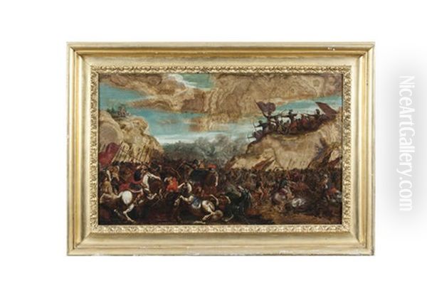 The Israelites Attacking The Amalekites by Antonio Tempesta