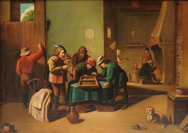 The Game Table by David Teniers III