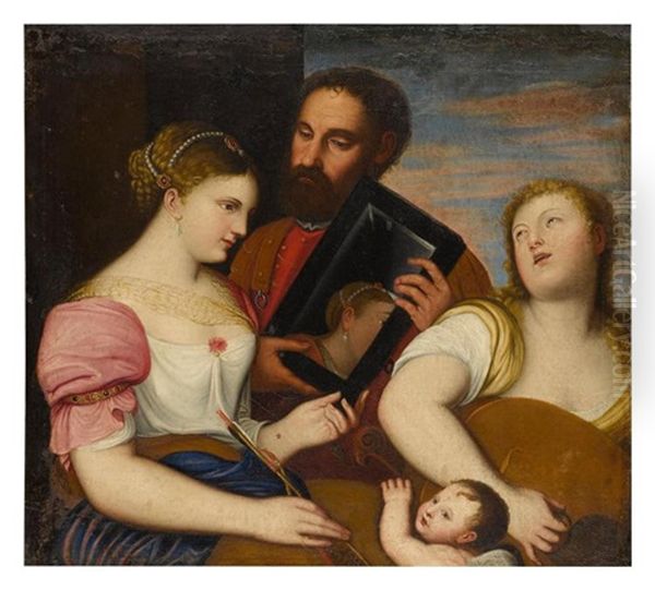 An Allegory Of Marriage by  Titian