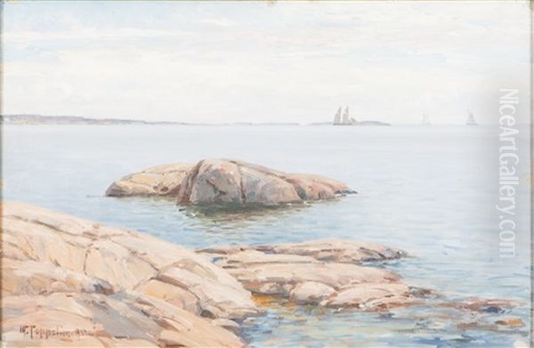 Sea Landscape by Woldemar Toppelius