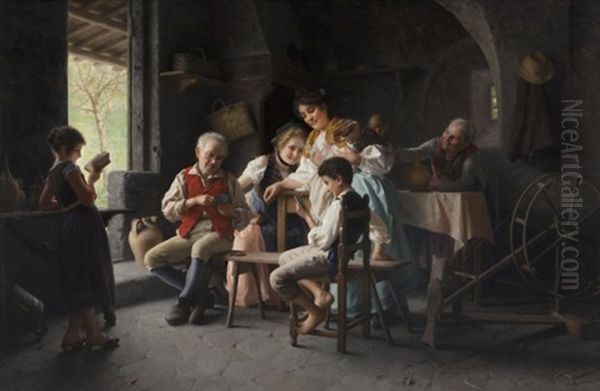 The Farmer's Family by Giovanni Battista Torriglia