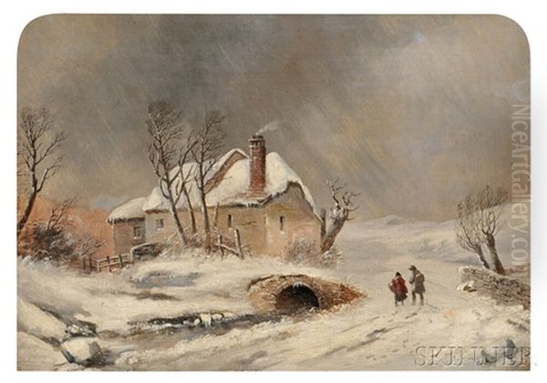 The Road Home In Winter by Edward Train