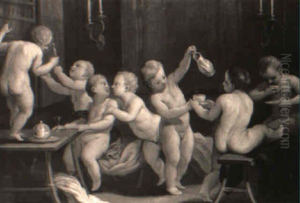 Le Jeu Des Putti by Pierre Charles Tremolieres