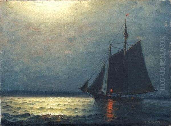 Sailing In The Moonlight by James Gale Tyler