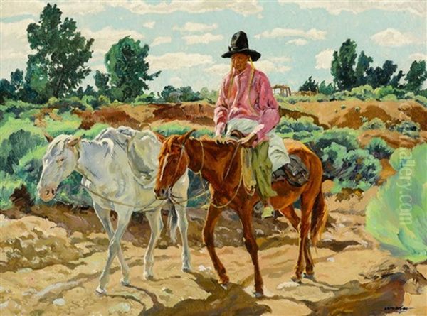 The White Pack by Walter Ufer