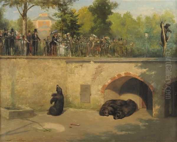 The Bear Pit, Berne by Pierre Louis Leger Vauthier