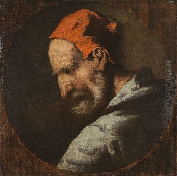 Testa Di Vecchio Barbuto by Pietro della Vecchia