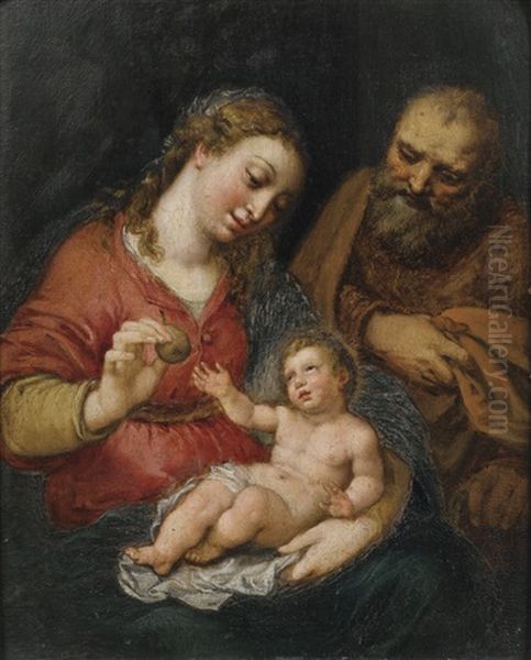 Otto Venius La Sainte Famille by Otto Octavius van Veen