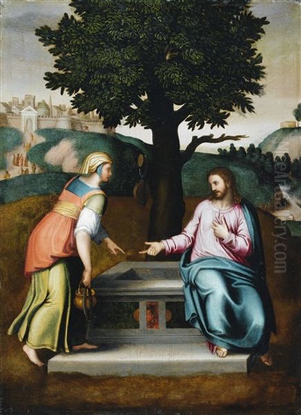 Samaritan Woman At The Well by Marcello Venusti