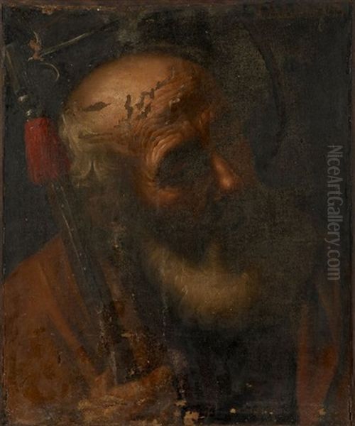 Saint Thaddee by Giuseppe Vermiglio