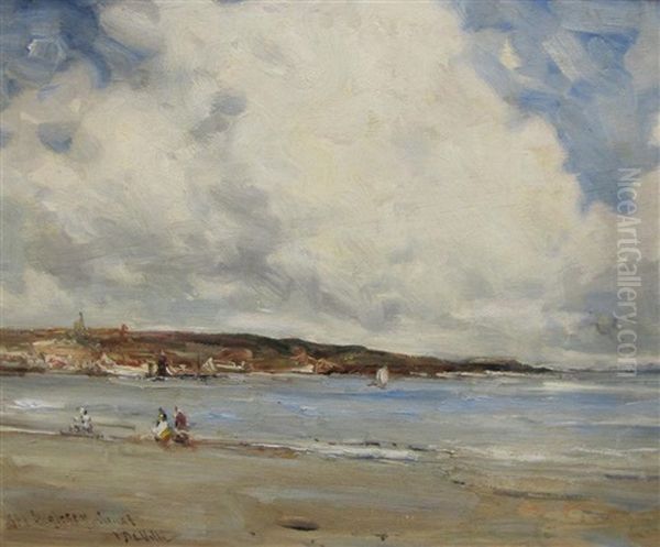 On The Anglesey Coast by Joseph Vickers De Ville