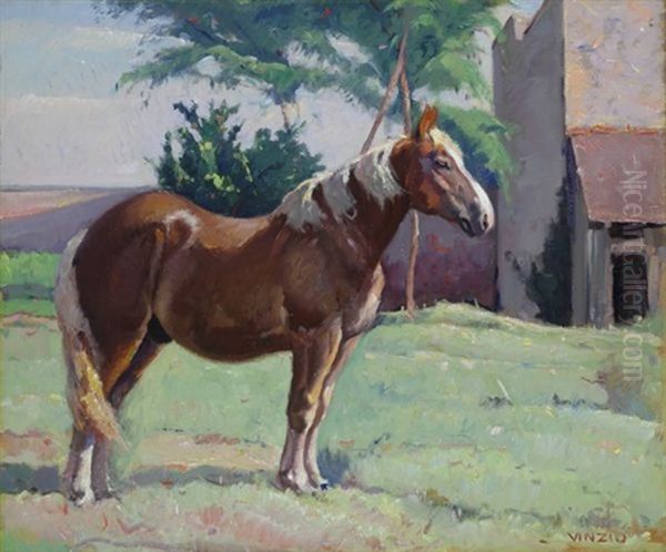 Cavallo All'aperto by Giulio Cesare Vinzio