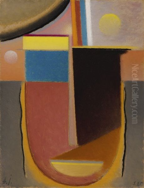 Abstrakter Kopf: Klarheit (abstract Head: Lucidity) by Alexej von Jawlensky