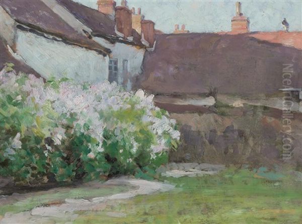 Afternoon Shadows, Grez, France by Robert Vonnoh