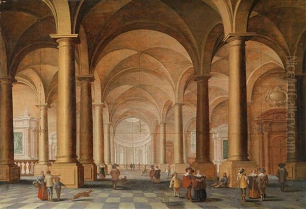 Kircheninterieur by Jan van Vucht