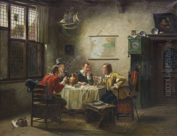 Conversation by Fritz Wagner