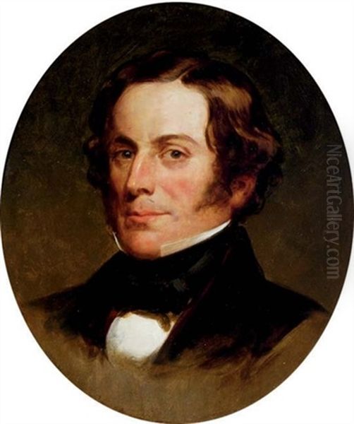 Portrait Of A Gentleman by Samuel Bell Waugh