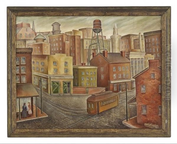 Baltimore Street Scene by Beulah Barnes Weaver