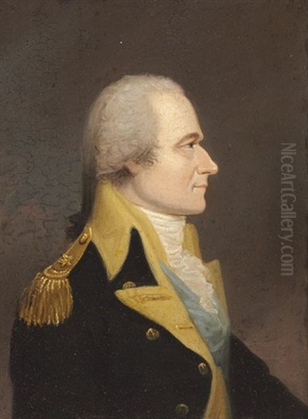 Portrait Of Alexander Hamilton by William J. Weaver