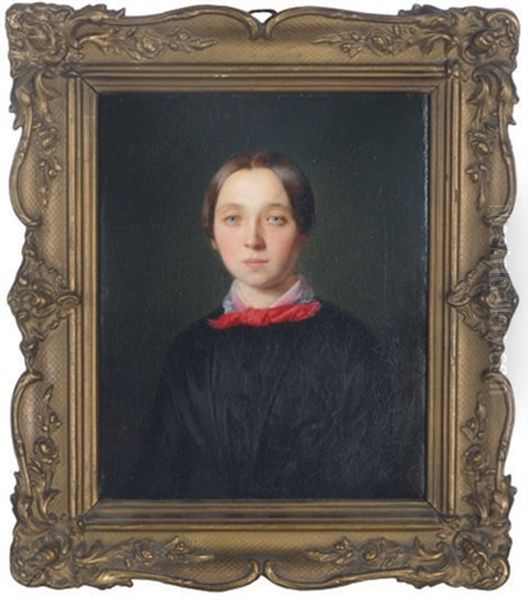 Portrait Of Mrs. Sophia Toedter (+ 2 Others; 3 Works) by Friedrich Weiss