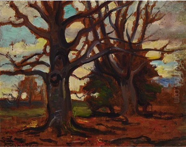 Landscape With Trees by Albert Curtis Williamson