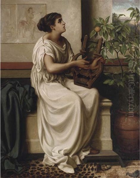 A Maiden With A Lyre by David Forrester Wilson