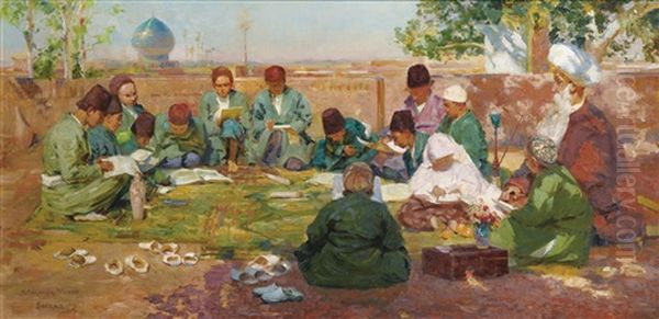 The Koranic Lesson, Shiraz by Peter MacGregor Wilson