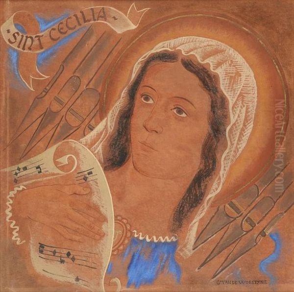 Sainte Cecile by Gustave van de Woestyne