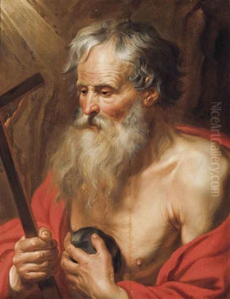 Saint Jerome by Artus Wolfaerts