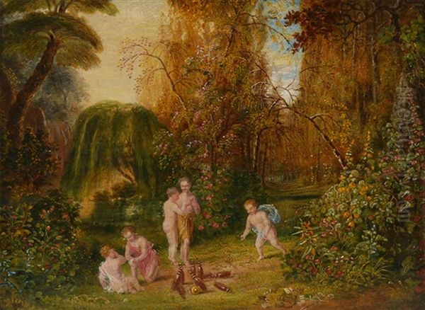 Playing Skittles On A Riverbank by Dean Wolstenholme the Younger