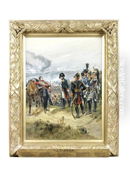 Ratisbon, Incident Of The French Camp by Richard Caton Woodville Jr.