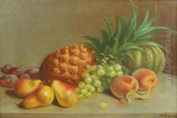 Still Life Of Fruit by Arnoud Wydeveld