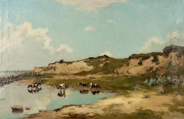 Vaches En Frise Du Nord by Egnatius Ydema