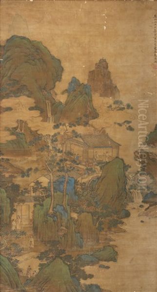 A Chinese Framed Painting by  Zhu Derun