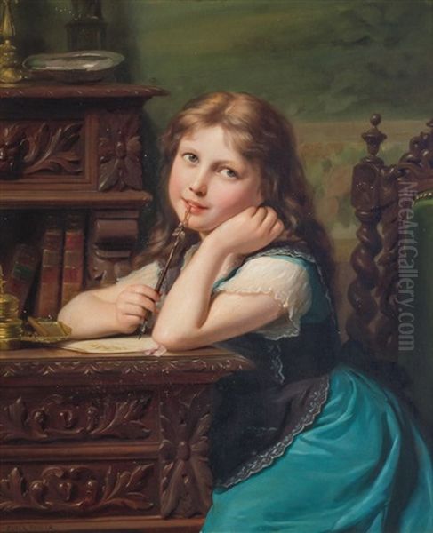 Daydreaming by Fritz Zuber-Buehler