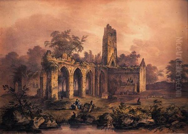 Netley Abbey by Edwin F. Cole