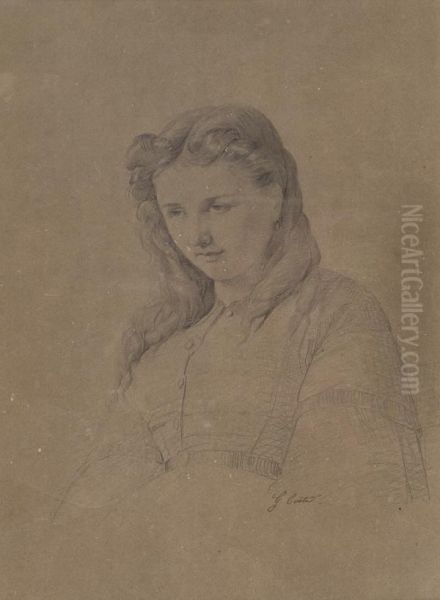 Ritratto Di Donna by Giovanni Costa