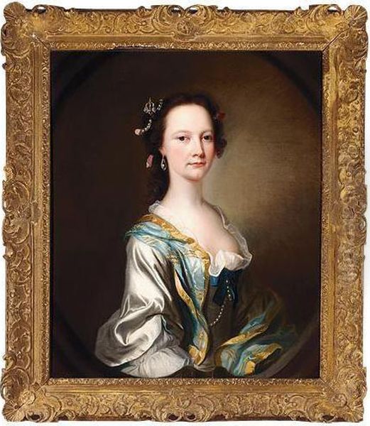 Portrait Of Miss Parker by James Cranke