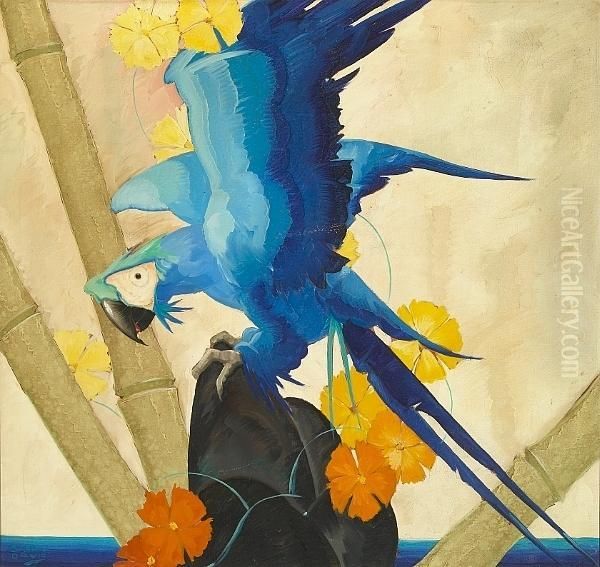 Blue Parrot by Stark Davis