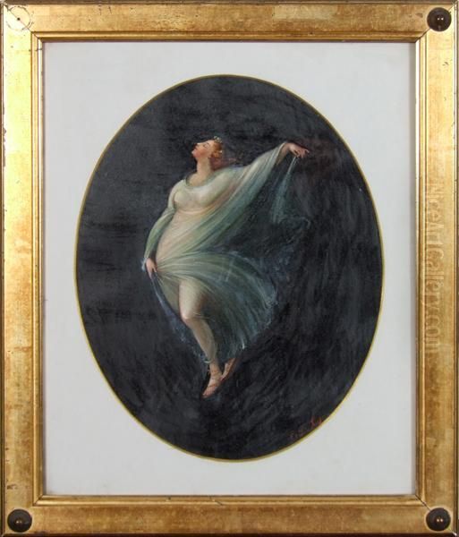 Woman In Diaphanous Gown by Enrico De Luise