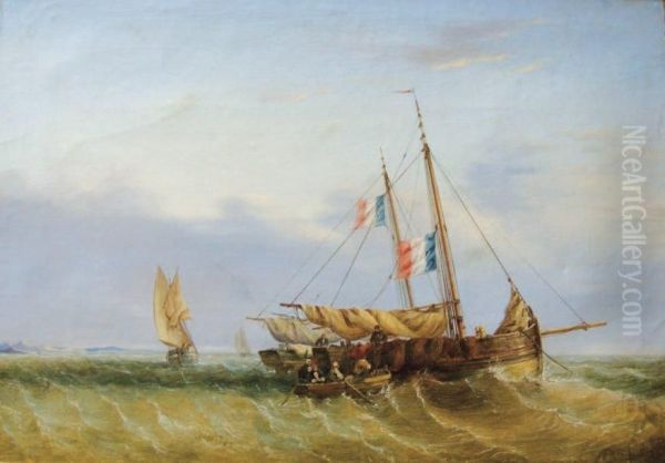 Retour De Peche En Manche by Nicolas Edward Gabe